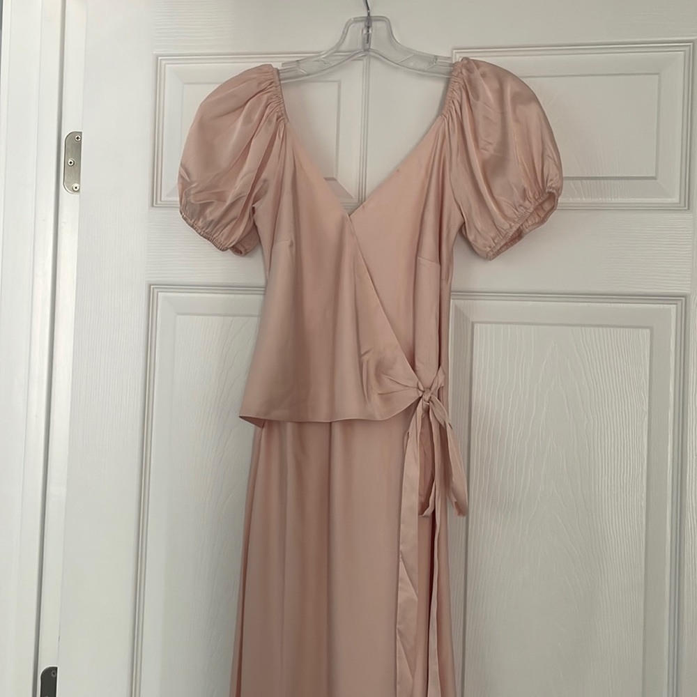Beautiful pink blush long dress